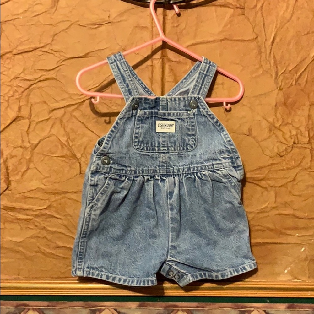 Infant girls Jean Oshkosh Overalls 3-6 m
